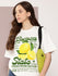 Womens Half Sleeve Round Neck Printed Oversized Fit Tshirts