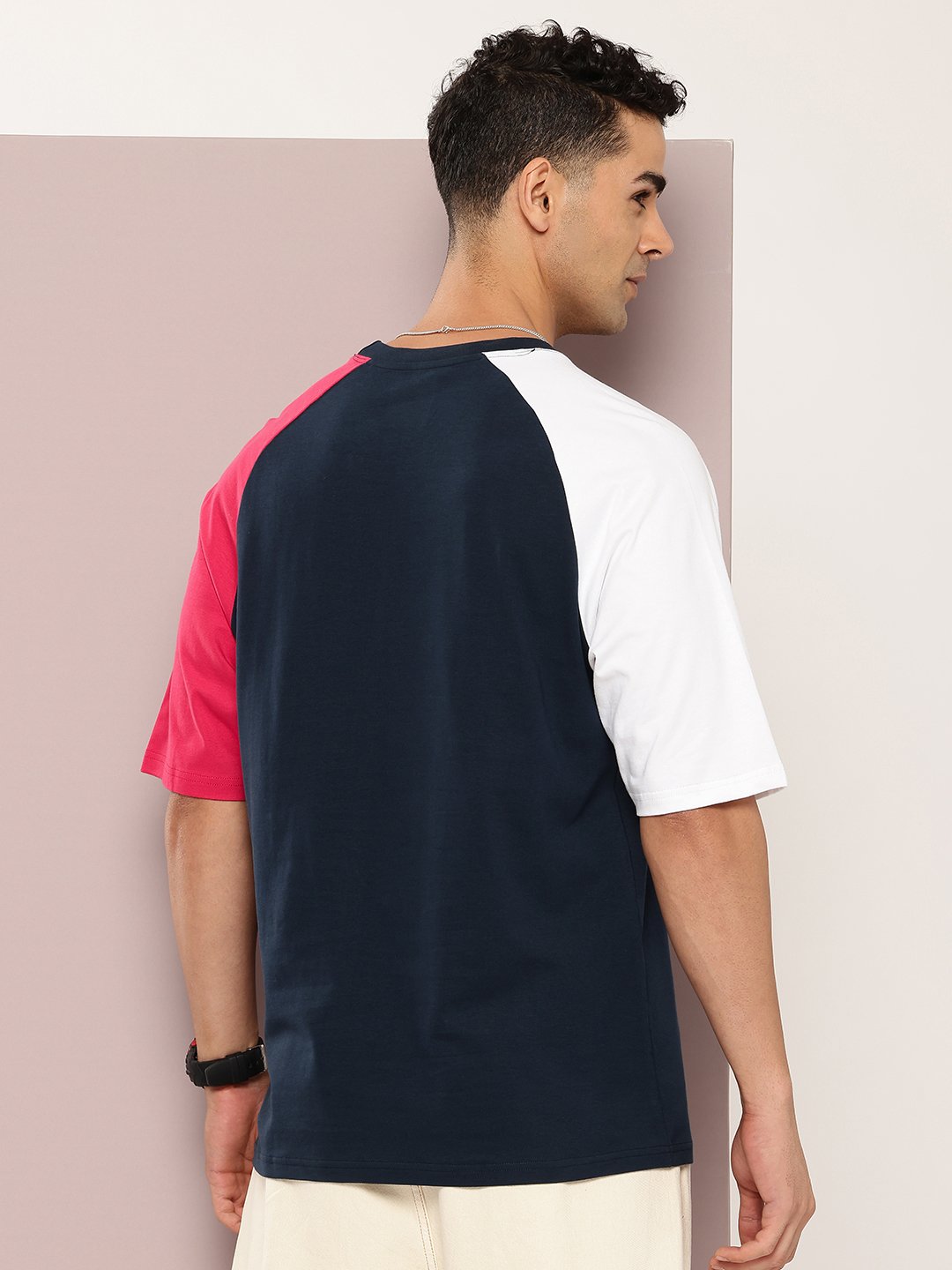 Mens Half Sleeve Round Neck Oversized Fit T-Shirts