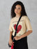 Womens Half Sleeve Puff Printed Oversized Fit Tshirt