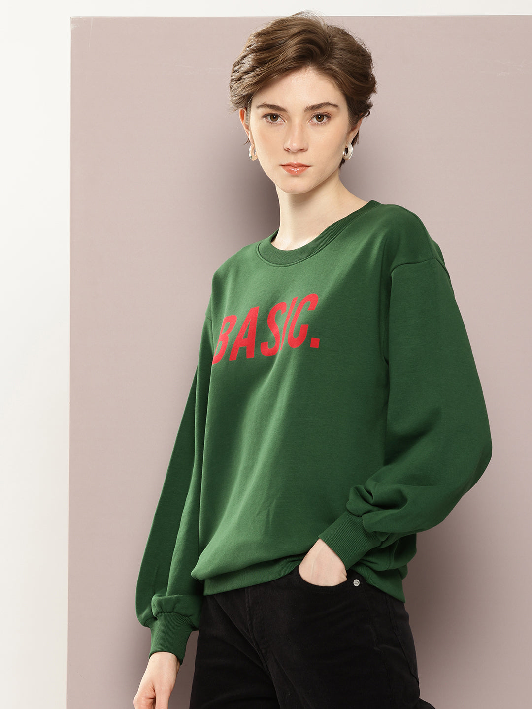Womens Long Sleeve Oversized Sweatshirt