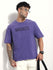 Mens Half Sleeve Round Neck Embroidered Oversized Fit Tshirts