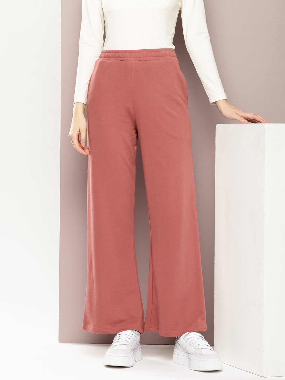 Women Ultra Soft Drapey Cotton Extra Baggy Korean Pant