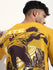 Mens Half Sleeve Drop Shoulder Printed Oversized Fit T-Shirts