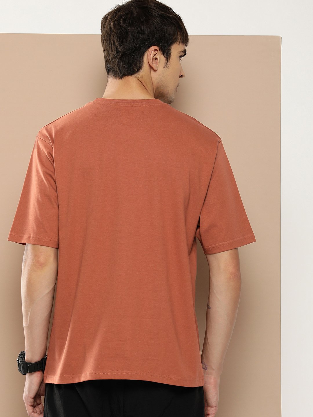 Mens Half Sleeve Round Neck Oversized Fit T-Shirts
