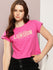 Womens Half Sleeve Round Neck Printed Regular Fit Tshirts