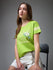 Womens Printed Round Neck Boxy Fit Tshirt