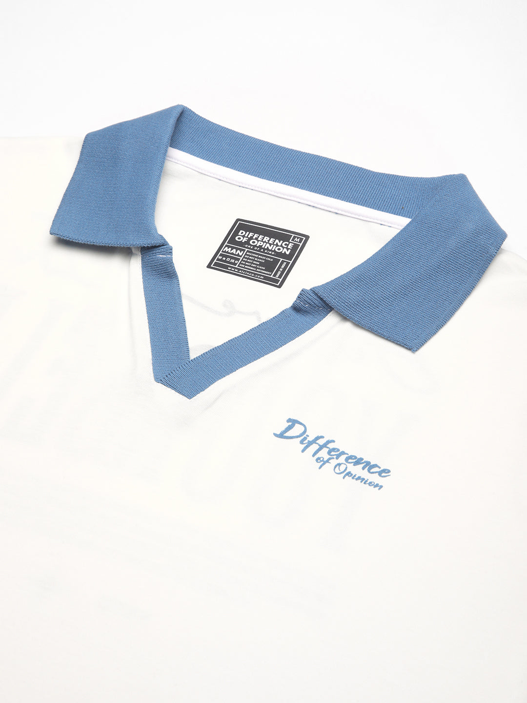 Mens Half Sleeve Polo Neck Back Printed Relaxed Fit Tshirts