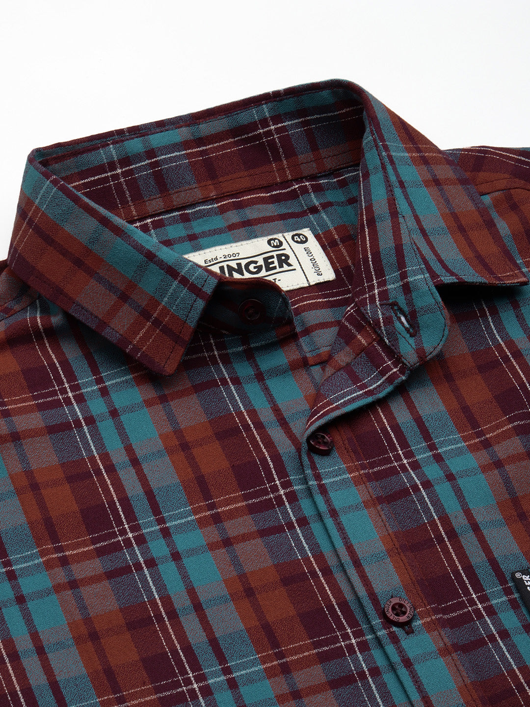 Men Checked Full Sleeve Shirt With Pocket