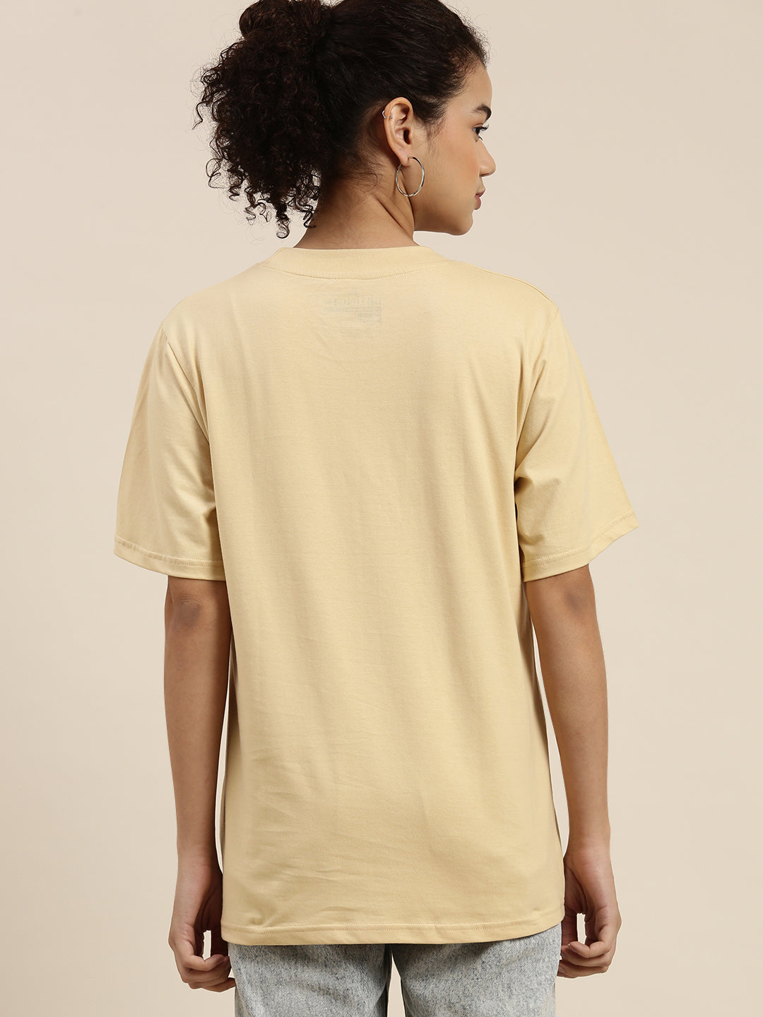 Womens Half Sleeve Round Neck Oversized Fit T-Shirts
