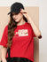 Womens Half Sleeve Round Neck Oversized Fit T-Shirts