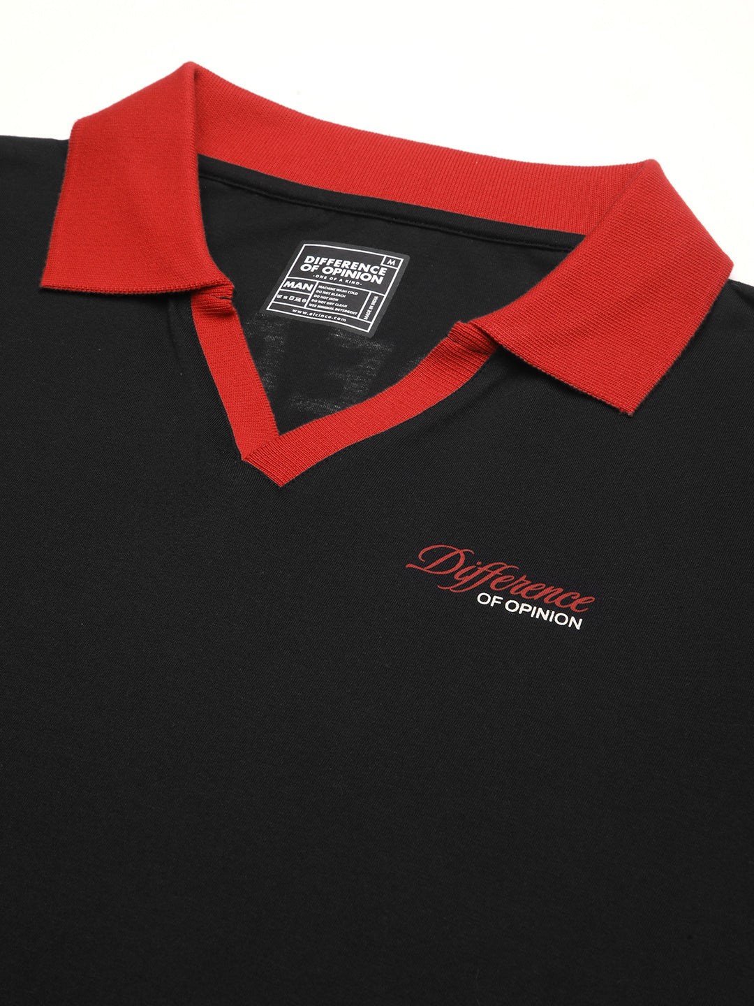 Mens Half Sleeve Polo Neck Back Printed Relaxed Fit Tshirts