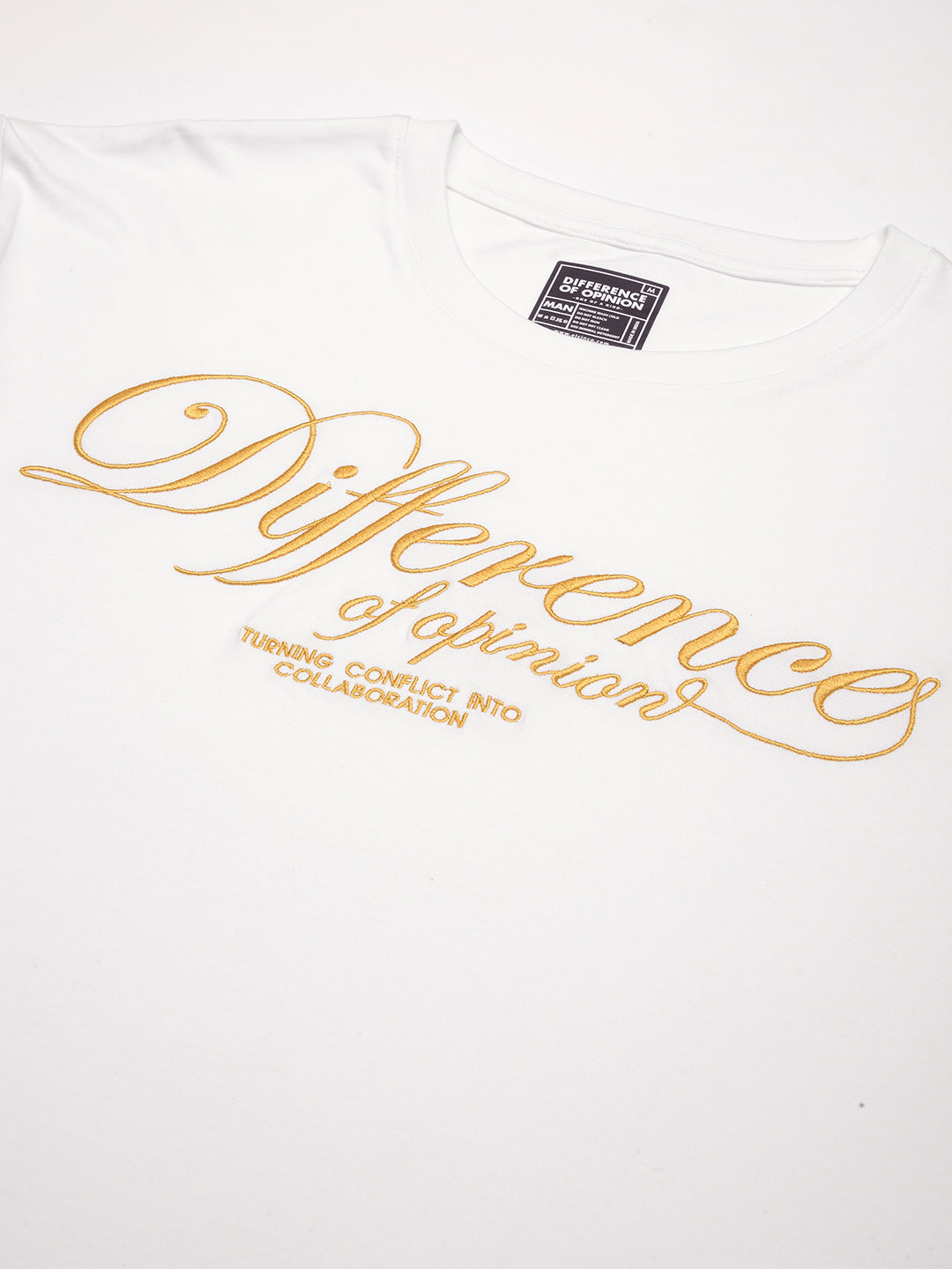 Mens Half Sleeve Round Neck Embroidered Oversized Fit Tshirts