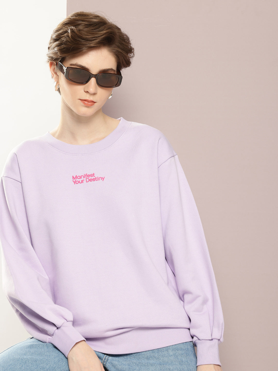 Womens Long Sleeve Oversized Sweatshirt