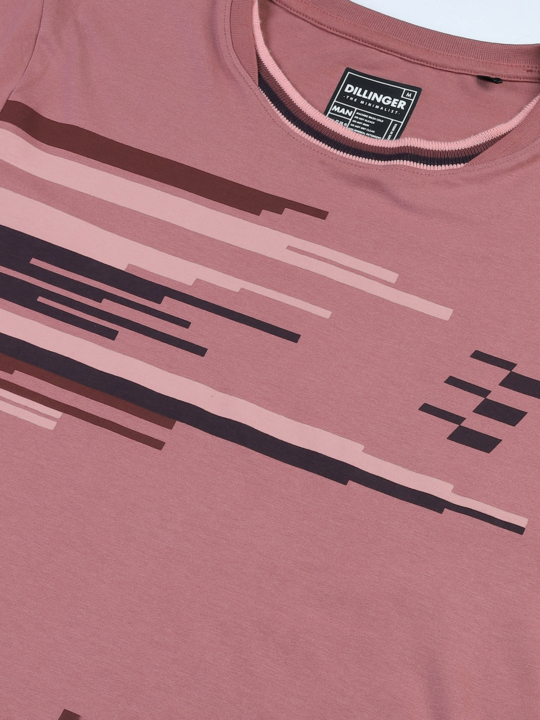 Mens Printed Regular Fit Full Sleeve Round Neck Tshirt