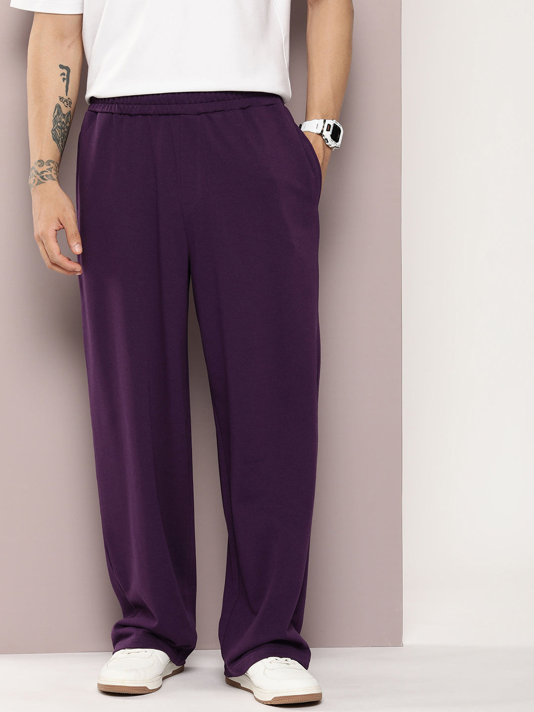 Men Super Soft Cotton Extra Baggy Korean Pant