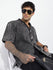 Men Boxy Regular Acid Washed Solid & Pocket Shirt