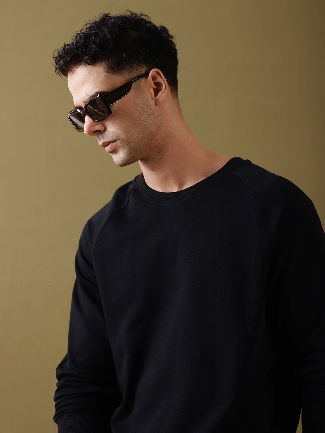 Mens Full Sleeve Round Neck Oversized Fit T-Shirts