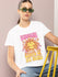 Womens Half Sleeve Round Neck Printed Boxy Fit Tshirts