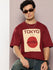Mens Half Sleeve Round Neck Printed Oversized Fit Tshirts