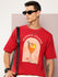 Mens Half Sleeve Round Neck Printed Oversized Fit Tshirts
