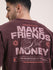 Mens Half Sleeve Round Neck Back Printed Oversized Fit Tshirts