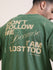 Mens Half Sleeve Round Neck Back Printed Oversized Fit Tshirts