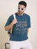 Mens Half Sleeve Round Neck Printed Oversized Fit Tshirts