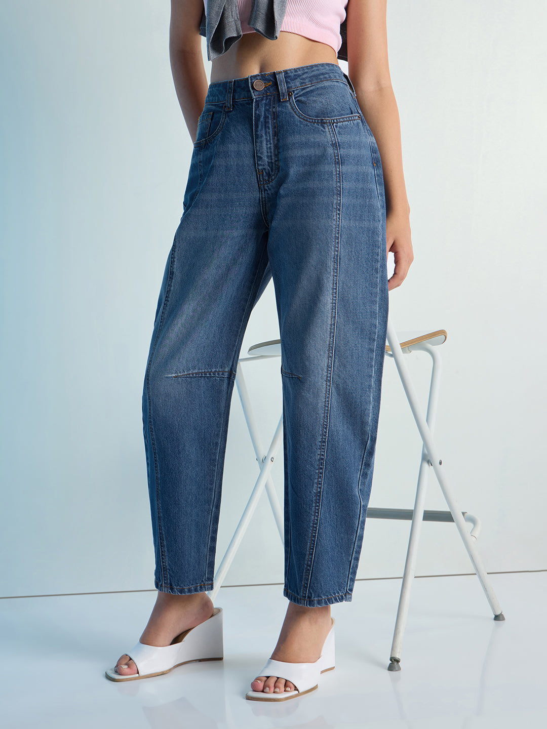 Womens Boot Cut Strech Denim Jeans Pant