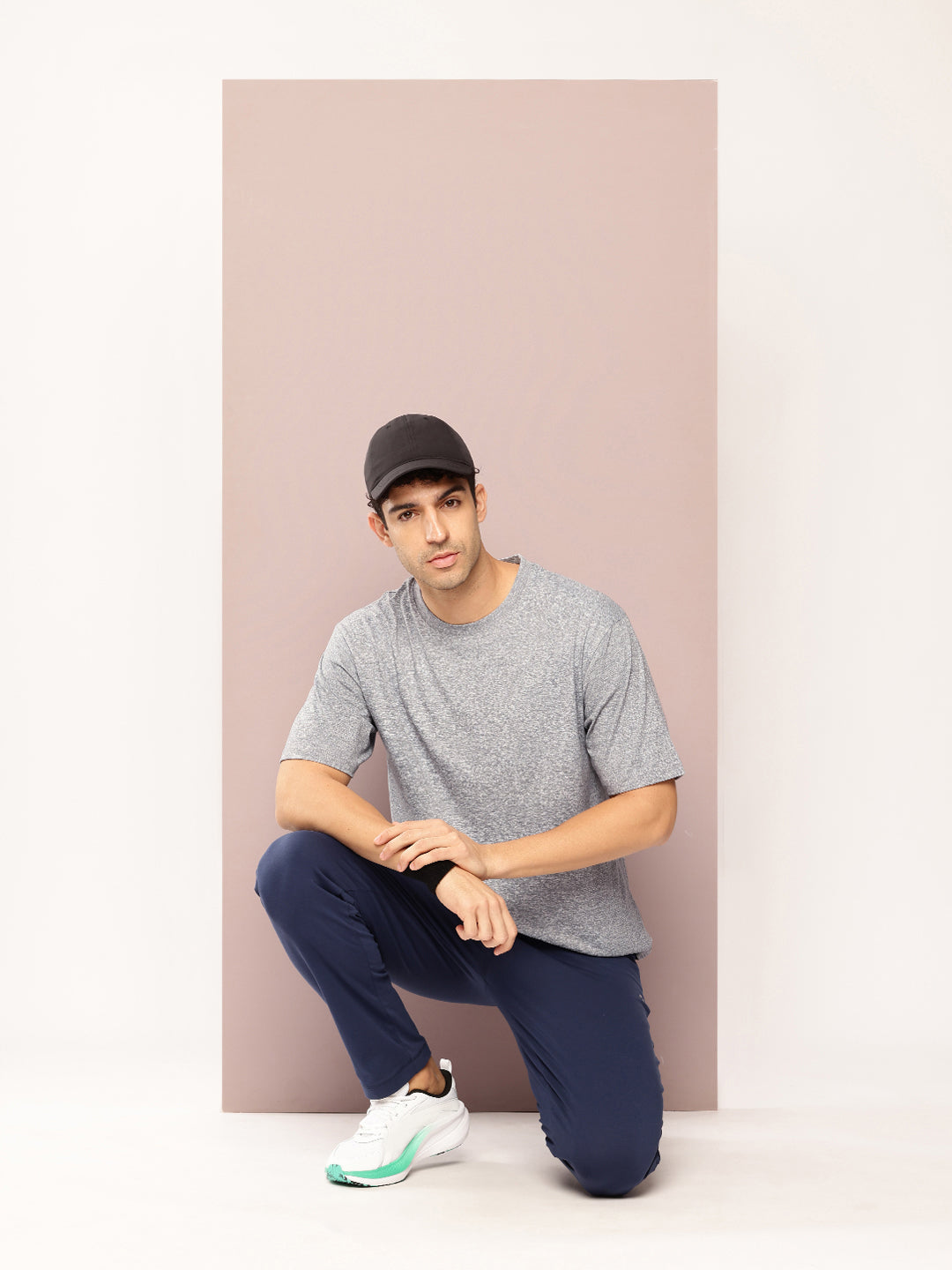 Mens Short Sleeve Round Neck Oversized Polyster Tshirt