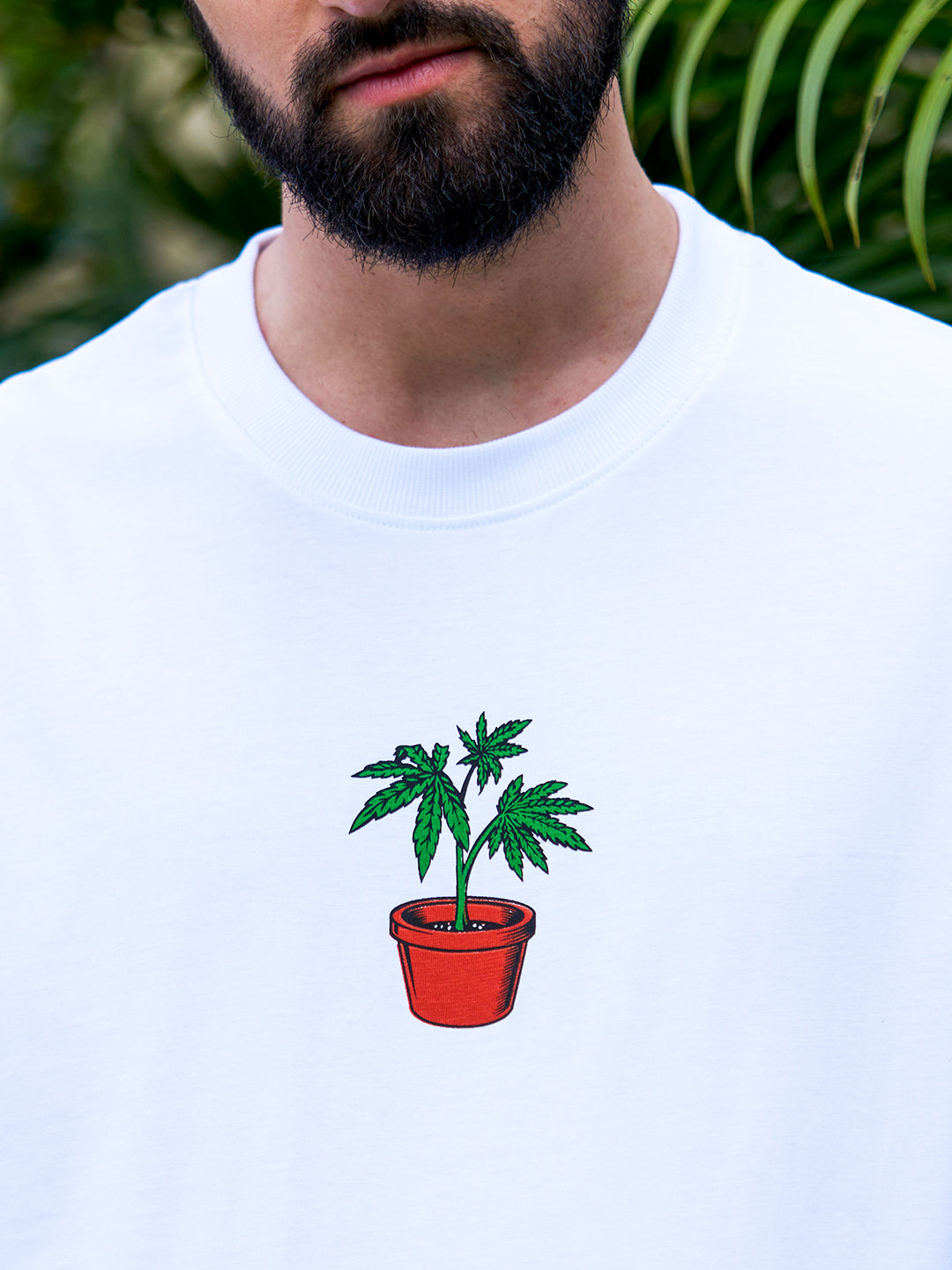 Mens Half Sleeve Drop Shoulder Printed Oversized Fit T-Shirts