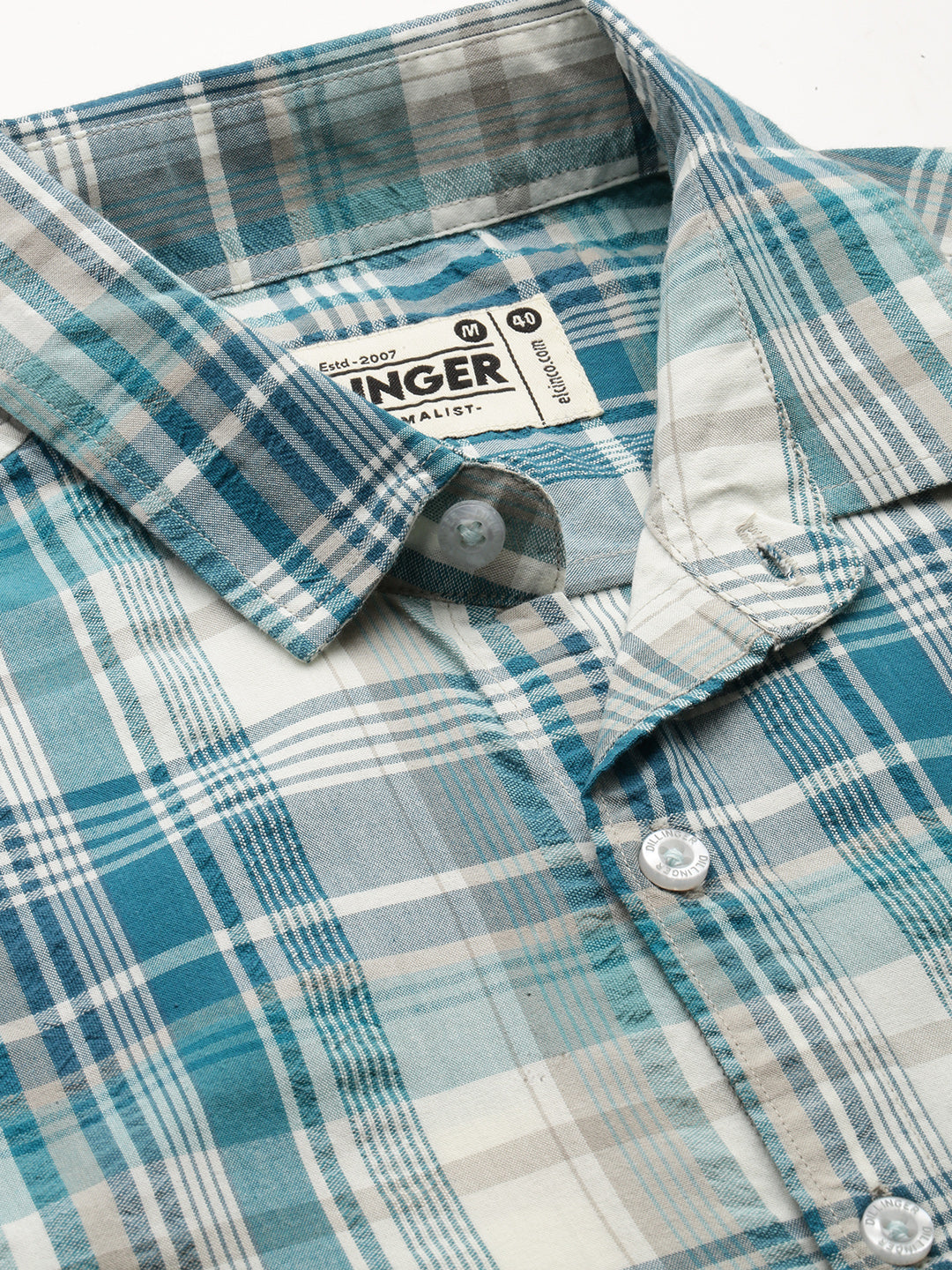 Men Checked Full Sleeve Shirt With Pocket