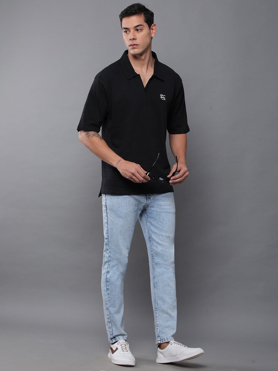 Mens Half Sleeve Round Neck Oversized Fit Co-Ords