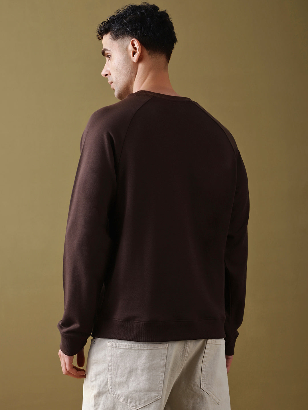 Mens Full Sleeve Round Neck Oversized Fit T-Shirts