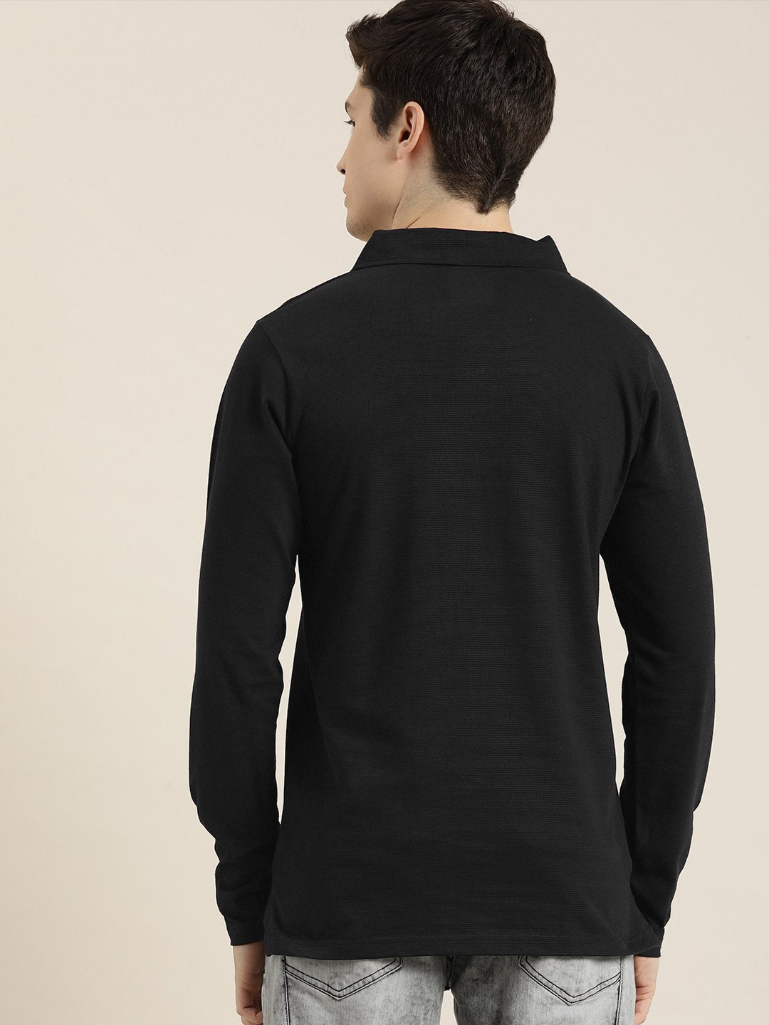 Mens Full Sleeve Regular Fit Polo T-Shirts
