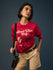 Womens Short Sleeve Printed Oversized Fit Tshirt 