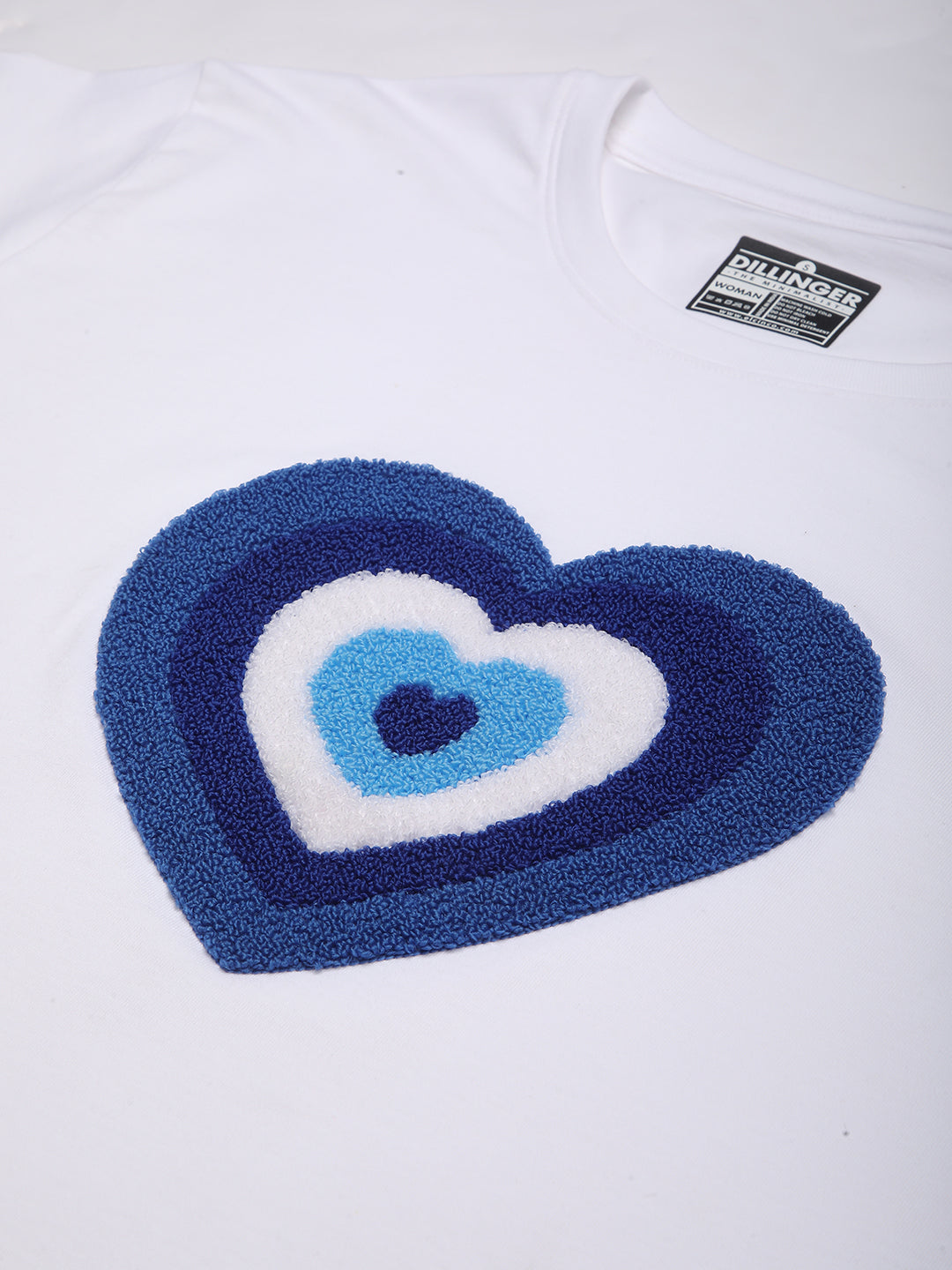 Womens Half Sleeve Round Neck Embroidery Boxy Fit Tshirts