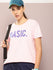 Womens Half Sleeve Round Neck Printed Boxy Fit Tshirts