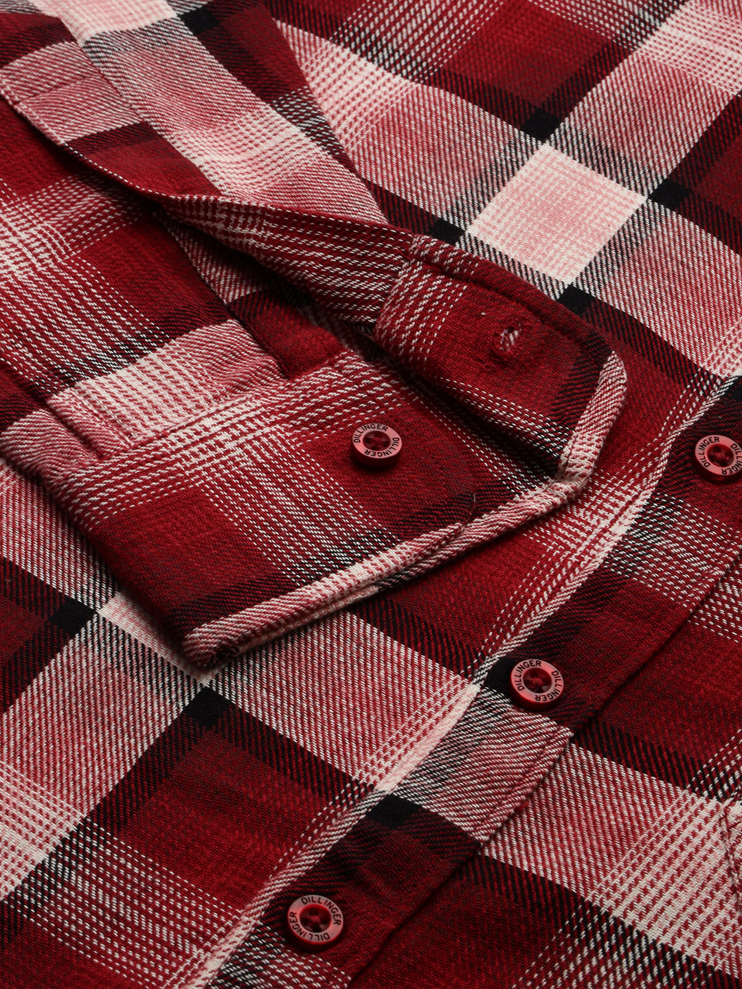 Men Checked Full Sleeve Shirt With Pocket