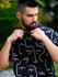 Mens Half Sleeve Drop Shoulder Printed Oversized Fit T-Shirts