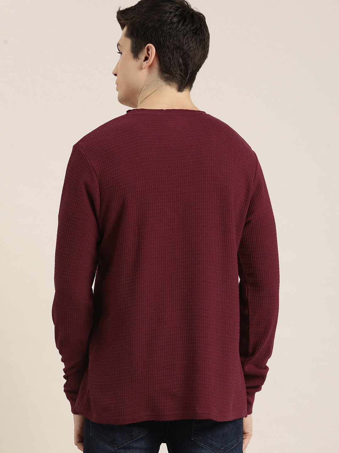 Mens Full Sleeve Round Neck Regular Fit T-Shirts