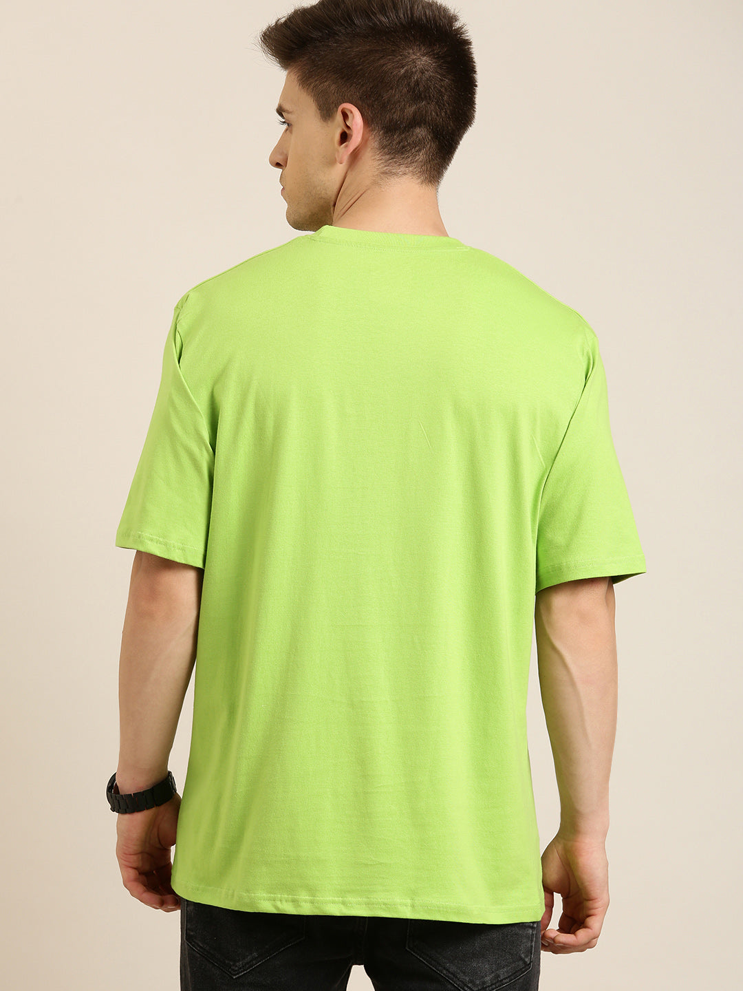 Mens Half Sleeve Round Neck Oversized Fit T-Shirts