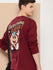 Mens Full Sleeve Round Neck Back Printed Oversized Fit Tshirts