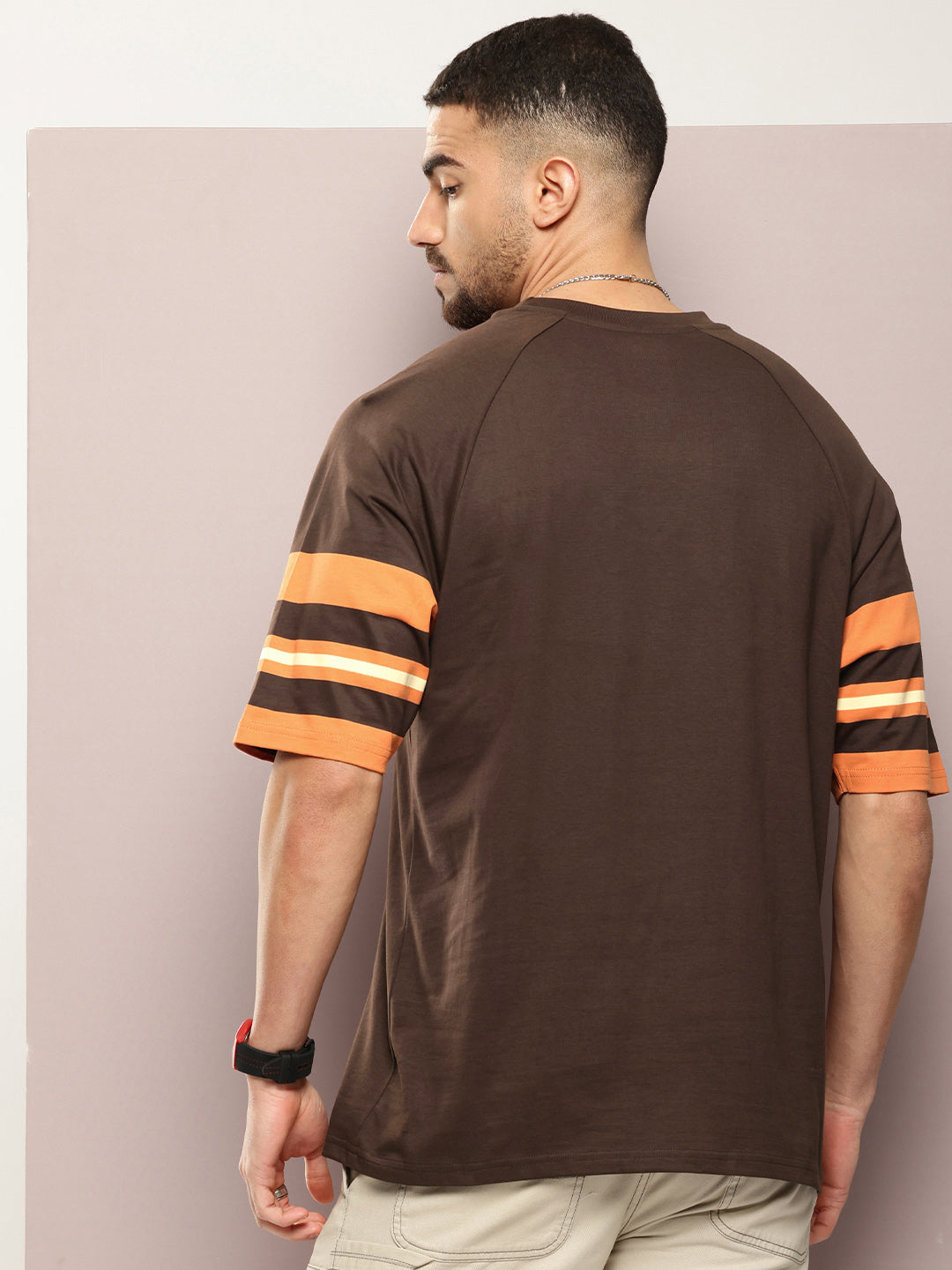 Mens Half Sleeve Round Neck Printed Oversized Fit Tshirts