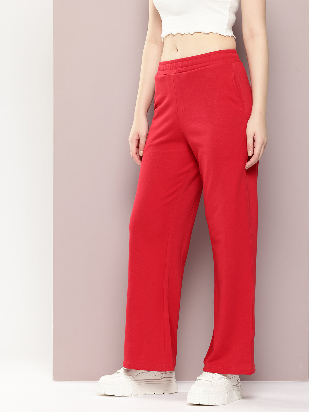 Women Ultra Soft Drapey Cotton Extra Baggy Korean Pant