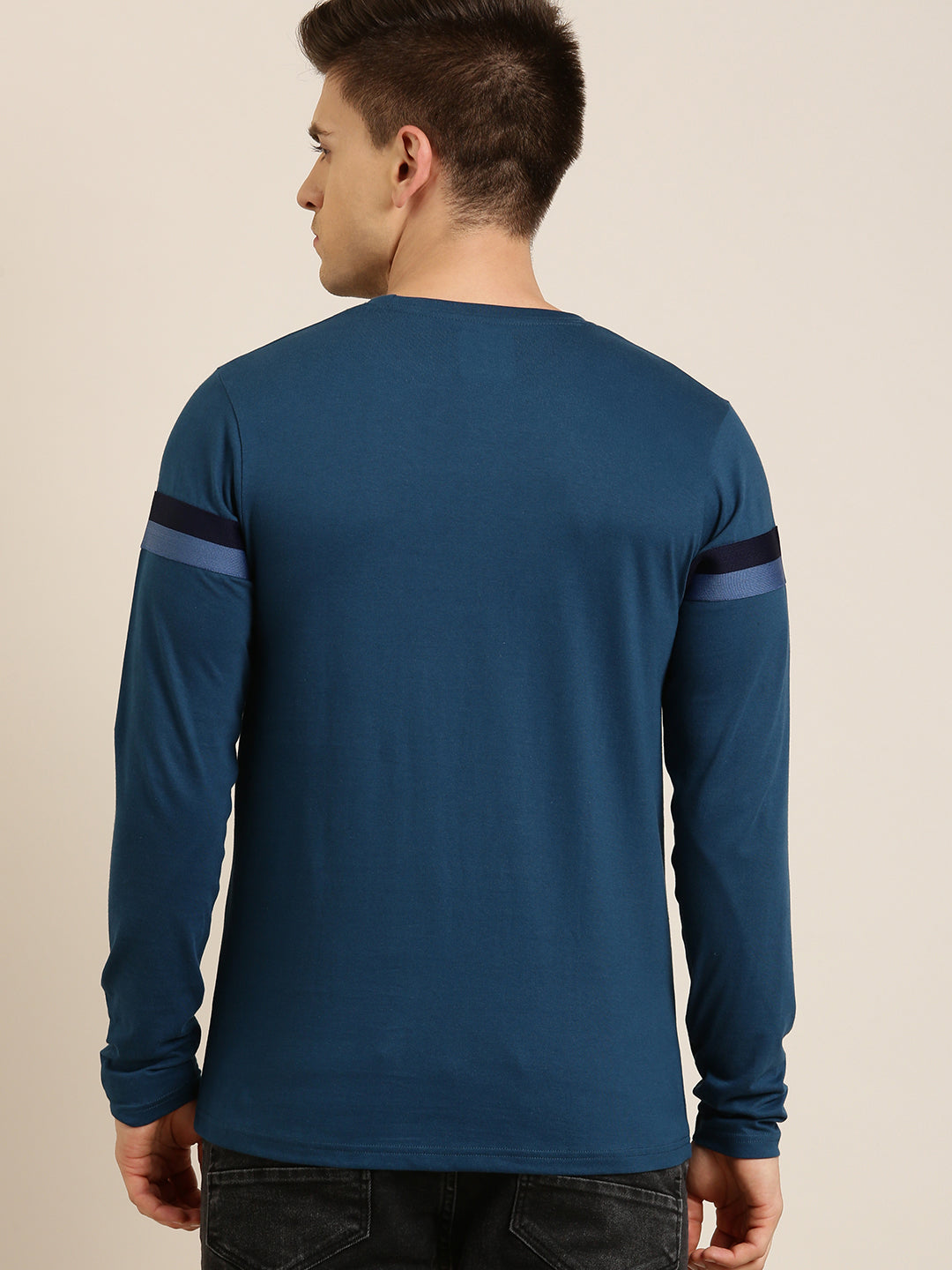 Mens Full Sleeve Round Neck Regular Fit T-Shirts