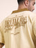 Mens Half Sleeve Polo Neck Back Embroidered Relaxed Fit Tshirts
