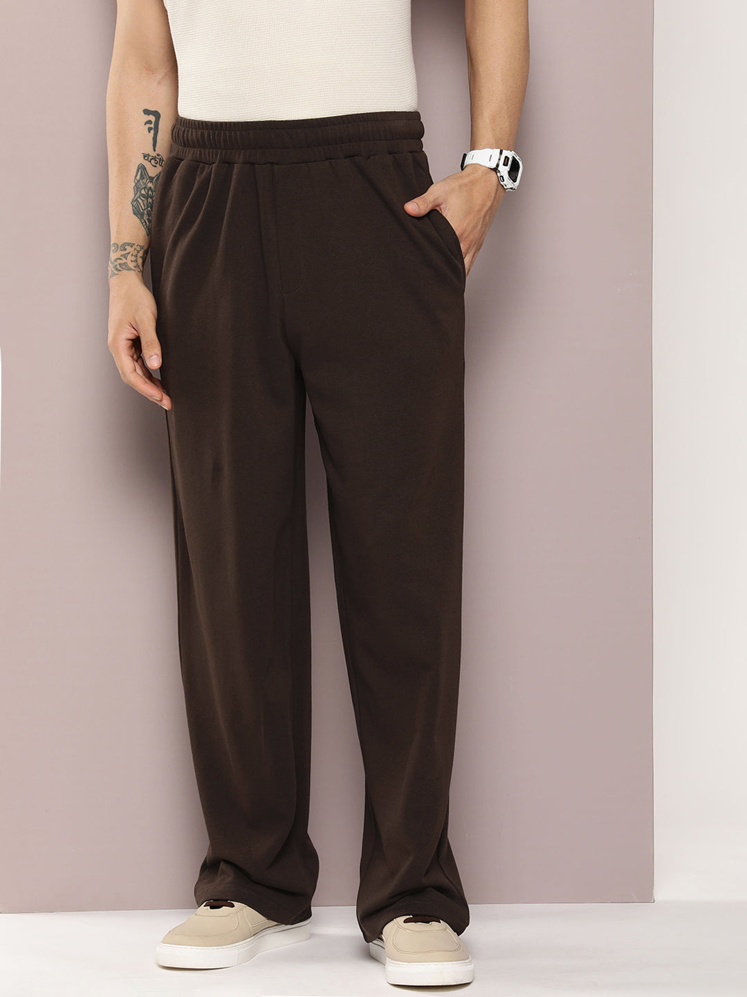 Men Super Soft Cotton Extra Baggy Korean Pant