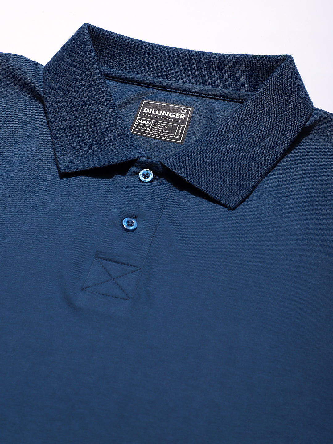 Mens Full Sleeve Polo Neck Solid Regular Fit Tshirts