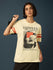 Womens Short Sleeve Printed Oversized Fit Tshirt 
