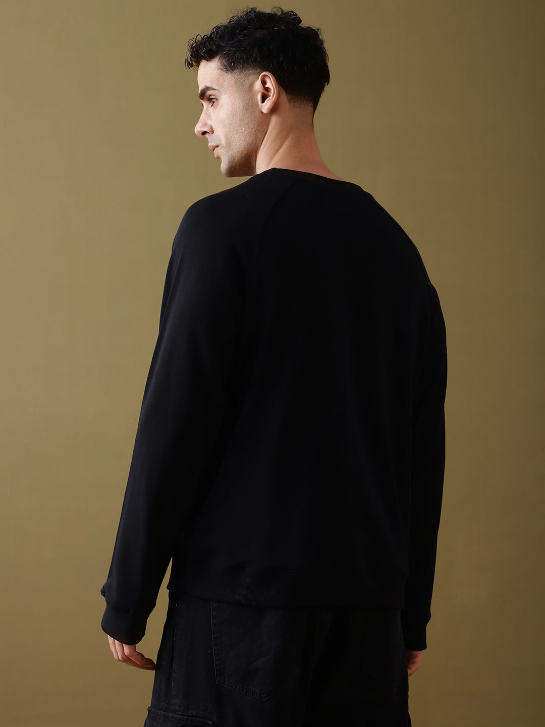 Mens Full Sleeve Round Neck Oversized Fit T-Shirts